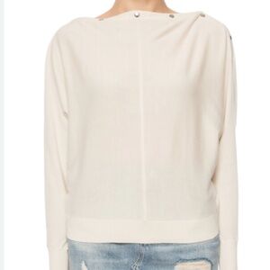 All Saints Elle Snap Sweater